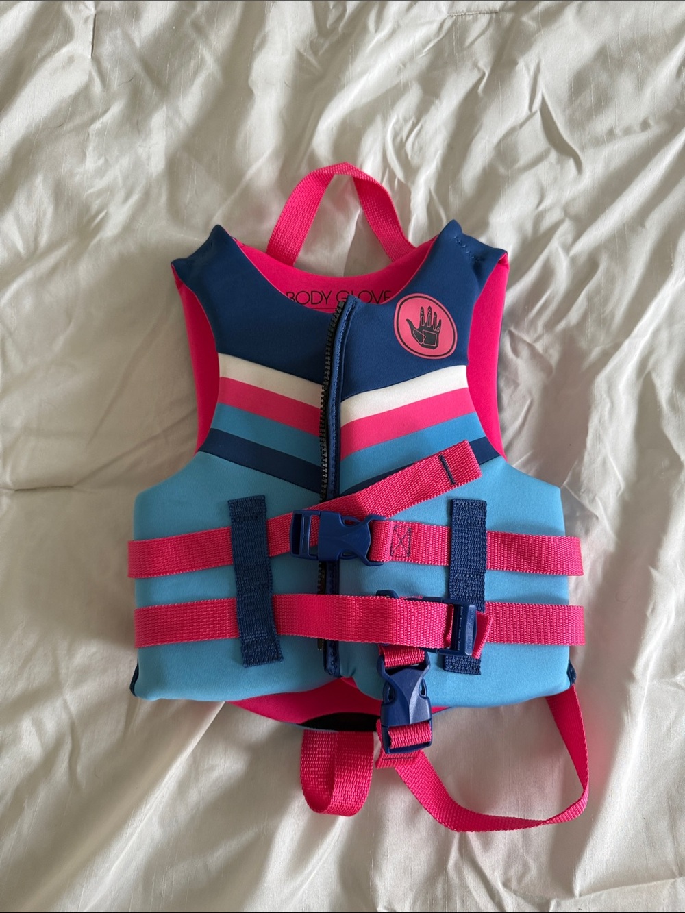 Body Glove Kids Style Float Vest in Blue & Pink